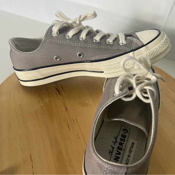 Converse Chuck Taylor All Star Classic Low Top Sneak Gray Unisex Men 6.5 W8.5 - Picture 7 of 12